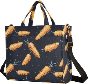 Women's Shoulder Handbags Carrot Galaxy Print, Corduroy Tote Bag Large Capacity Small Size