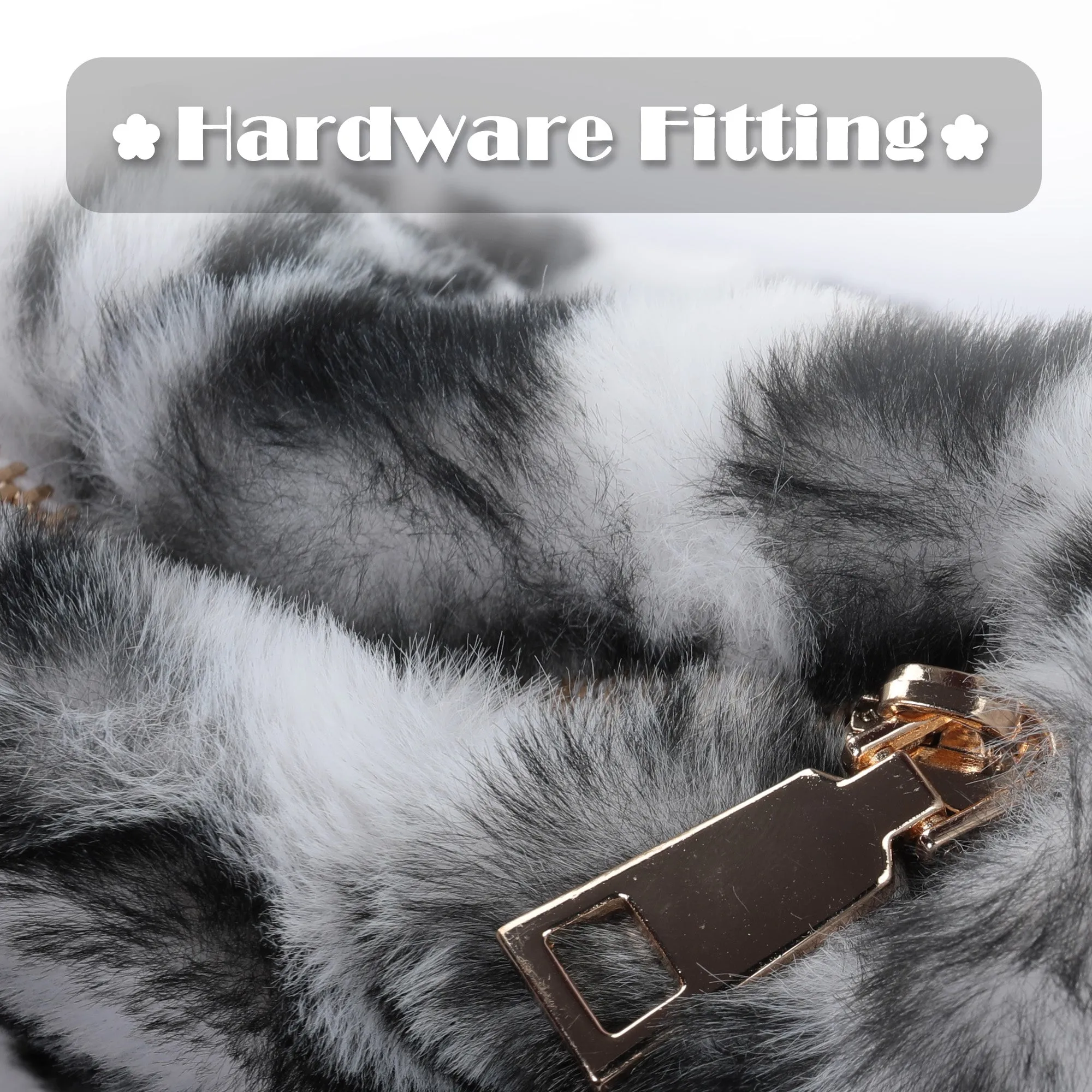 Women’s Shoulder Tote Handbags Fluffy Faux Fur Bag Crossbody Bag 21836