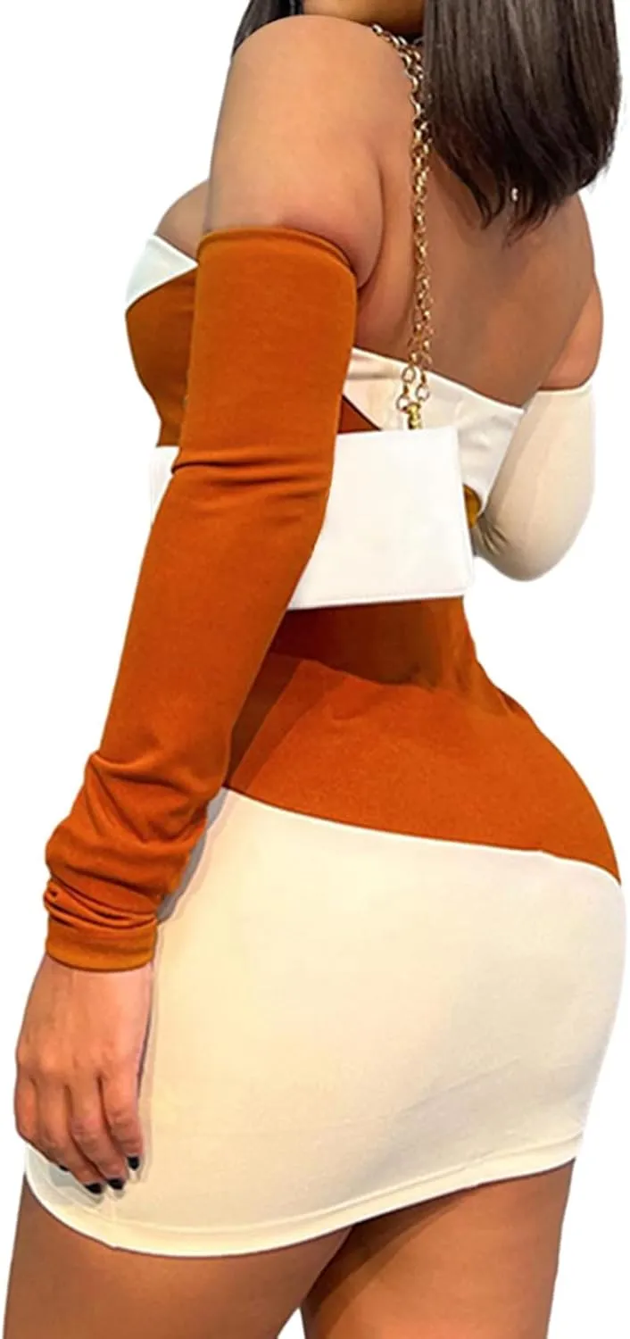 Women's Summer Two-Piece Skirt Sets Sexy Off Shoulders Top Y2K Going Out Short T-Shirt Sets Mini Dress Outfits D293
