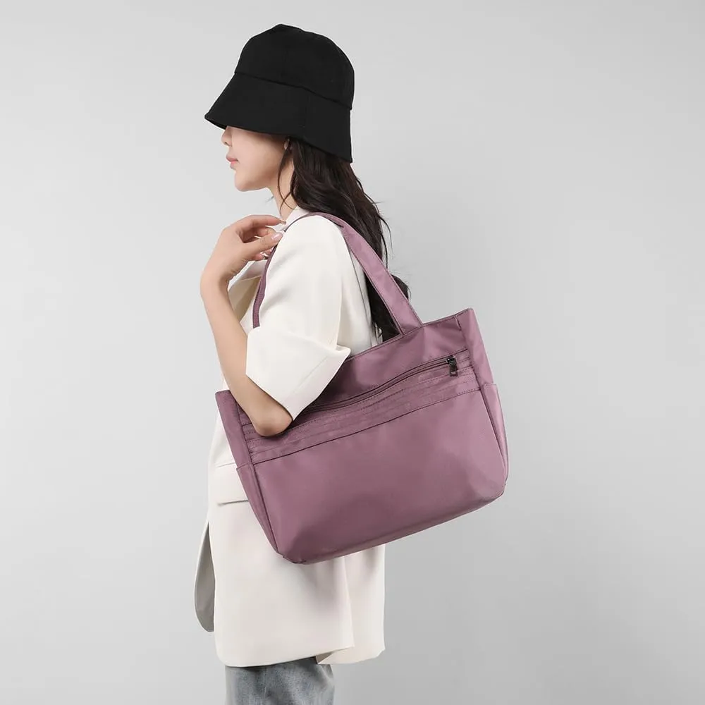 Women's Tote Purses Multi-pocket Shoulder Bags Satchel Purses Casual Handbags Work Shopping Bag