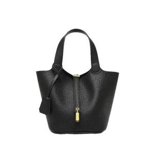 Women's Vegetable Basket Soft Leather Large Capacity Handbags