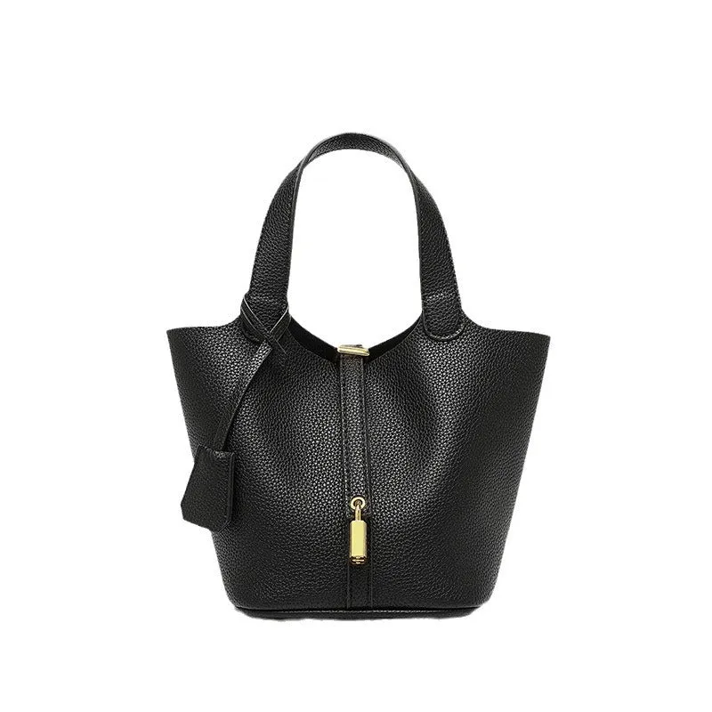Women's Vegetable Basket Soft Leather Large Capacity Handbags