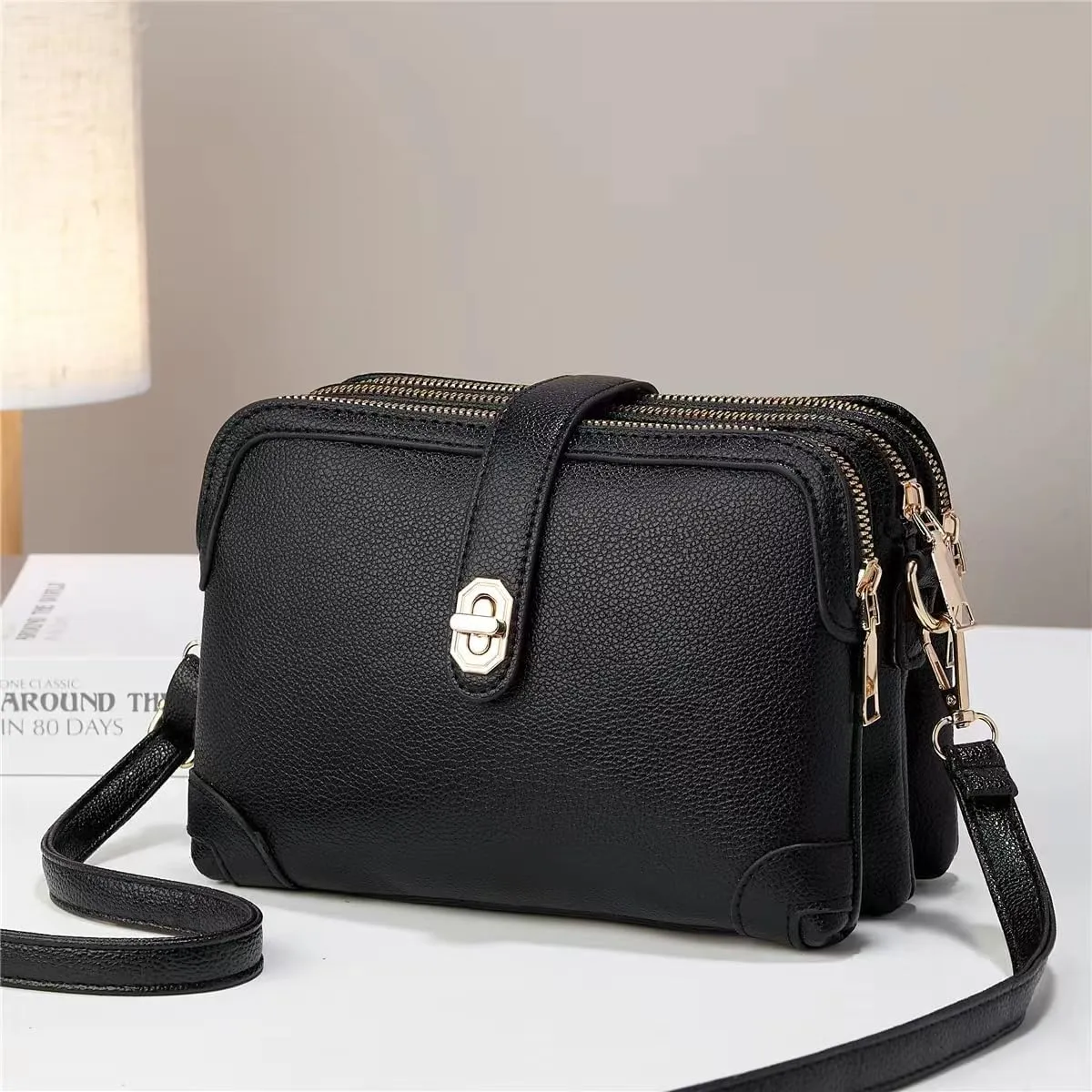 Xiaoyu Small Crossbody Bags for Women Fashion Cell Phone Purse Ladies Multiple Pockets Shoulder Handbags Lightweight Wallet