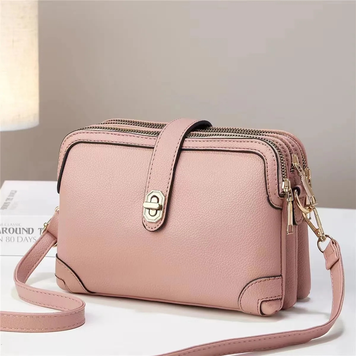 Xiaoyu Small Crossbody Bags for Women Fashion Cell Phone Purse Ladies Multiple Pockets Shoulder Handbags Lightweight Wallet