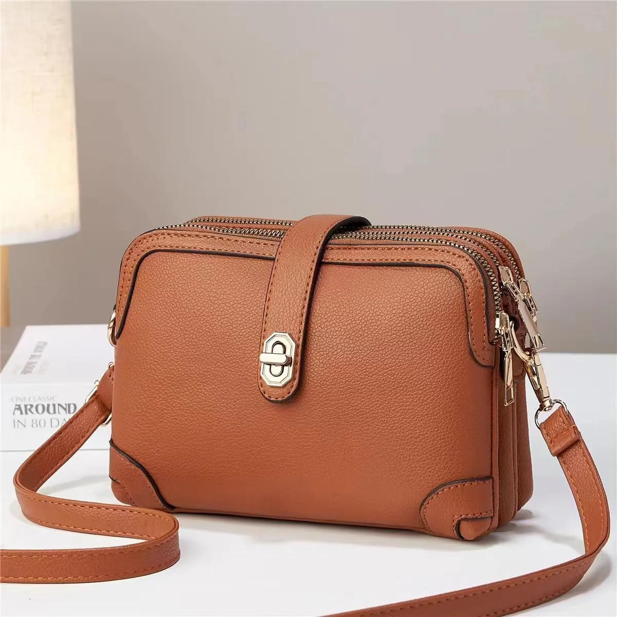 Xiaoyu Small Crossbody Bags for Women Fashion Cell Phone Purse Ladies Multiple Pockets Shoulder Handbags Lightweight Wallet